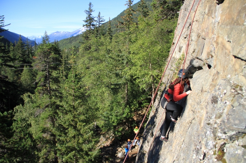 Rock Climbing just outside of Skagway